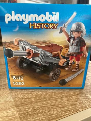 VERKOCHT. Playmobil Romeinse Soldaat Met Ballista (5392) beschikbaar voor biedingen