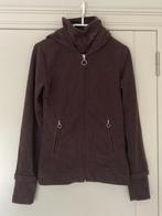 Warme fleece trui, donkerbruin. MDA collection, Kleding | Dames, Bruin, Ophalen of Verzenden, Zo goed als nieuw, Maat 36 (S)