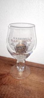 Brouwerij bier oud glas Maredsous Abbey 25 cl, Ophalen of Verzenden, Gebruikt, Glas of Glazen, Duvel