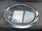 Groot formaat rond dienblad 48,5 cm, Ophalen, Gebruikt, Rond, Metaal