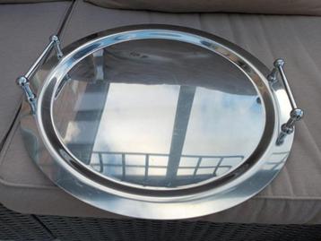Groot formaat rond dienblad 48,5 cm  beschikbaar voor biedingen