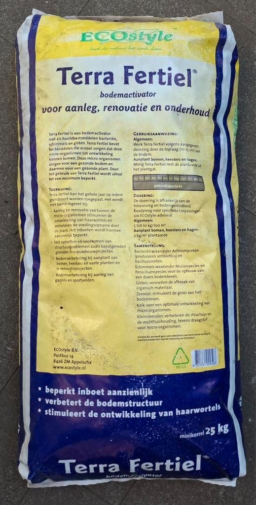 Terra Fertiel, bodemleven, voeding, bodemverbeteraar, Tuin en Terras, Aarde en Mest, Ophalen