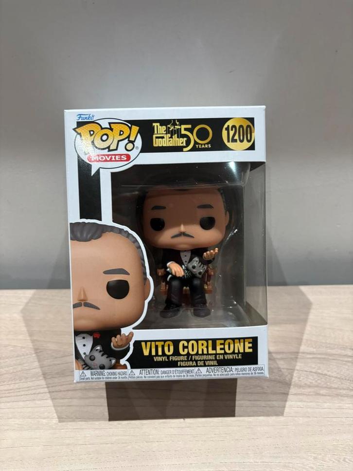 Funko Pop! Vito Corleone #1200 – The Godfather 50 Years Mint, Collections, Jouets miniatures, Comme neuf, Enlèvement ou Envoi