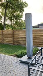 Horeca parasol 3x3 met graniet voet op wielen, Ophalen, Verstelbaar