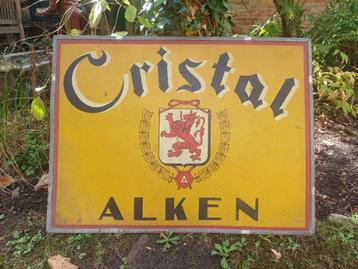 Cristal Alken reclamebord. beschikbaar voor biedingen