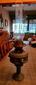 Antieke olielamp met glas, Enlèvement