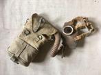 wo2 - Belgisch Gasmasker M1934 - militair! - SACIC 1934, Ophalen of Verzenden, Landmacht, Kleding of Schoenen