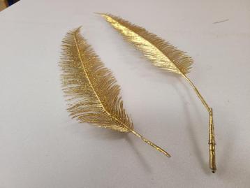 gouden veren voor bloemschik, Enlèvement ou Envoi, Comme neuf