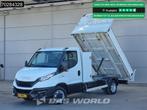 Iveco Daily 35C14 Open Laadbak met Kist Dubbellucht 3,5t Tre, Auto's, Bestelwagens en Lichte vracht, Stof, Gebruikt, Euro 6, Iveco