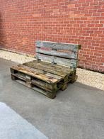 Pallet lounge (van europalletten) nog 4 stuks beschikbaar, Jardin & Terrasse, Bancs de jardin, Bois, Enlèvement, Utilisé