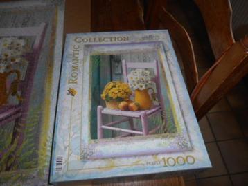 puzzel 1000 stukjes Clementoni romantic collectie beschikbaar voor biedingen