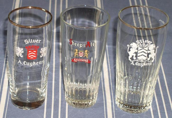Bierglazen Brouwerij A. Cuykens Lier, Verzamelen, Biermerken, Gebruikt, Glas of Glazen, Overige merken, Ophalen of Verzenden