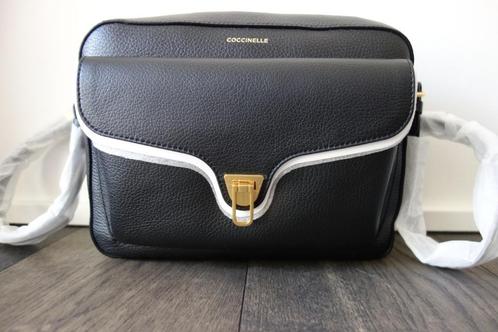 Sac "Beat" M cuir noir "COCCINELLE" Env. compris, Handtassen en Accessoires, Tassen | Damestassen, Nieuw, Zwart, Verzenden