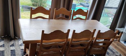 Compleet eetkamer, Huis en Inrichting, Complete eetkamers, Zo goed als nieuw, Ophalen