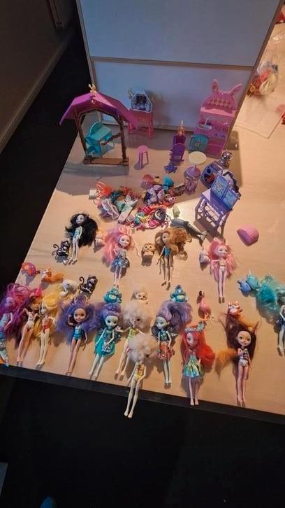 Enchantimals 15 stuks met bijhorend diertje, Kinderen en Baby's, Speelgoed | Actiefiguren, Zo goed als nieuw, Ophalen of Verzenden