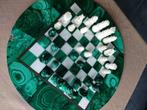 Jeu d'échec en Malachite et marbre gris, Jeu de société, Enlèvement, Utilisé