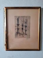 Ets Kurt Peiser "Petit Sablon" originele art deco kader, Ophalen of Verzenden