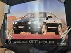 Affiche Toyota Celica GT Four ST205, Livres, Autos | Brochures & Magazines, Utilisé, Enlèvement ou Envoi, Toyota