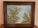Schilderij landschap – gesigneerd door C. Inness, Antiek en Kunst, Ophalen