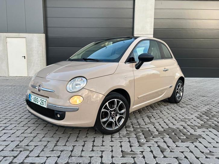 Fiat 500 1.2 benzine | 2013 | 96.000 km | 1j garantie | pano, Autos, Fiat, Entreprise, Air conditionné, Ordinateur de bord, Verrouillage central