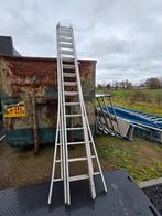 3delige ladder 4m18   16sproten, Doe-het-zelf en Bouw, Ladders en Trappen, Ophalen, Gebruikt, Ladder, 4 meter of meer