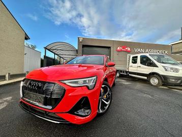 Audi e-tron Q8 S-Line Black Line*LED*PanoDak*VERLAAGDE PRIJS beschikbaar voor biedingen