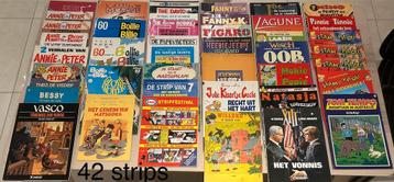 Bundel van 42 strips beschikbaar voor biedingen