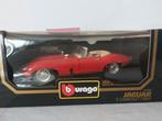 Bburago Jaguar E Cabriolet rouge 1:18 1961, Enlèvement ou Envoi, Comme neuf
