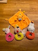 Bundel knuffels en rammelaar bumba/nijntje/knorretje, Ophalen, Zo goed als nieuw, Rammelaar