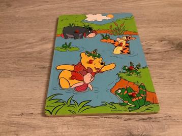 Puzzle en bois Disney Winnie l'ourson (5 pièces), 2 à 4 ans, Comme neuf, Moins de 10 pièces, En bois