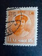 LUX 1921 1925 Grande-Duchesse Charlotte 40c orange, Enlèvement ou Envoi