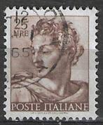Italie 1961 - Yvert 831 - Werken van Michelangelo (ST), Postzegels en Munten, Verzenden, Gestempeld