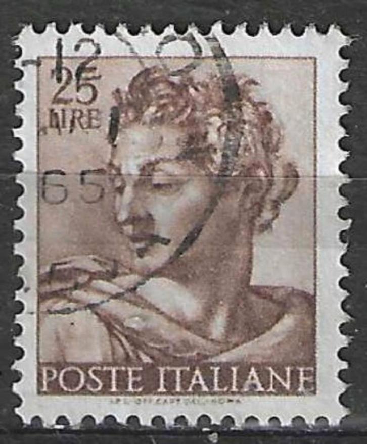 Italie 1961 - Yvert 831 - Werken van Michelangelo (ST), Postzegels en Munten, Postzegels | Europa | Italië, Gestempeld, Verzenden