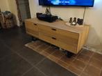 TV kast in eik . Overstock / juntoo . 120 cm breed, Huis en Inrichting, Ophalen
