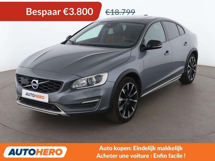 Volvo S60 Cross Country 2.0 D4 Summum (bj 2015, automaat), Auto's, Volvo, Te koop, S60, ABS, Achteruitrijcamera, Adaptive Cruise Control