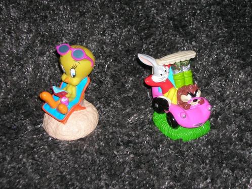 Tweety en Bugs Bunny & Tasmanian Devil, Verzamelen, Disney, Zo goed als nieuw, Beeldje of Figuurtje, Ophalen