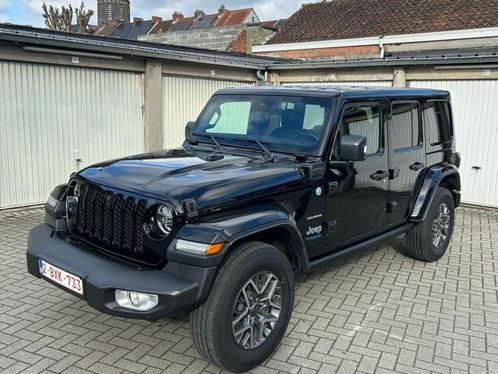 Jeep Wrangler Sahara PHEV, Auto's, Jeep, Wrangler, Adaptieve lichten, Adaptive Cruise Control, Airbags, Airconditioning, Bluetooth