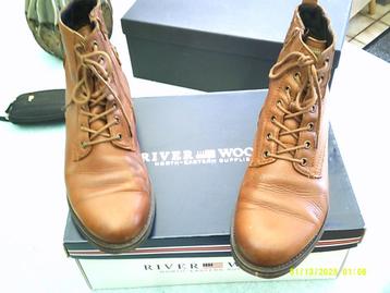 River woods Dameslaarsjes Cognac kleur(39). beschikbaar voor biedingen