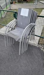 5 tuinstoelen, Tuin en Terras, Ophalen, Gebruikt, Aluminium