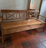 Houten zitbank met opbergruimte, Huis en Inrichting, Ophalen, Gebruikt, Overige kleuren, Eén