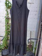 Mooi linnen lang kleed., H&M, Zwart, Nieuw, Onder de knie