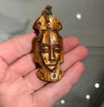 1930 hanger amulet Congo Afrika Lega Bot Been + Certificaat, Ophalen of Verzenden