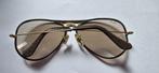 Lunettes Ray Ban 1975 monture cuir et or, Ophalen, Gedragen, Ray Ban