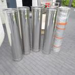Schouwpijp 1 meter, RVS. Nieuw. Dia 20cm, Ophalen, Nieuw, 20 tot 40 mm, Minder dan 2 meter