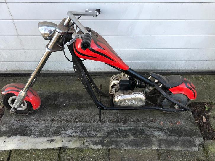 Chopper minibike 50cc, Vélos & Vélomoteurs, Mini Bikes, Midi Bikes & Pit Bikes, Utilisé, Autres types, Enlèvement