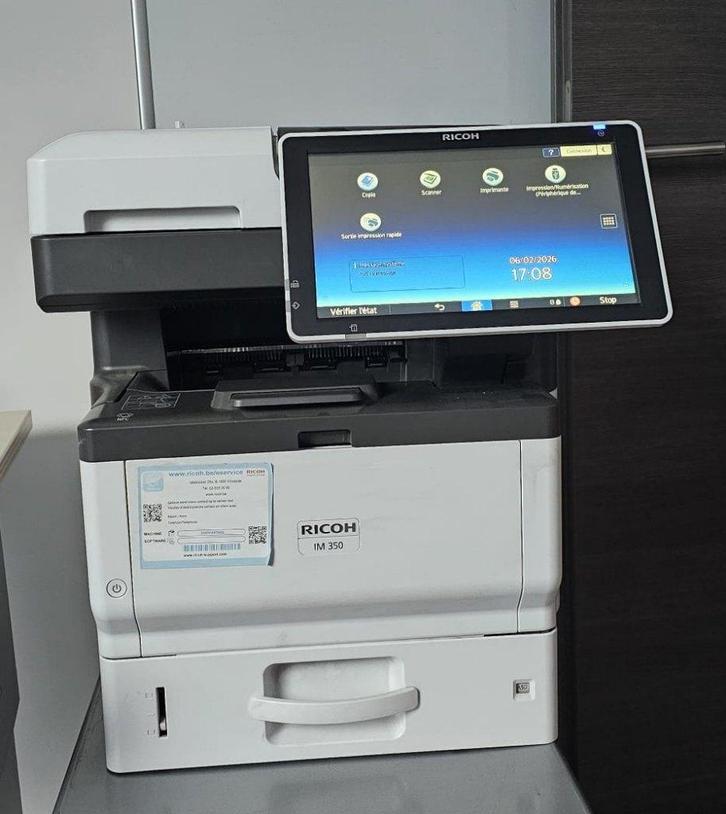 Ricoh IM350, Computers en Software, Printers, Zo goed als nieuw, Printer, Laserprinter, Kopieren, Scannen, Zwart-en-wit printen