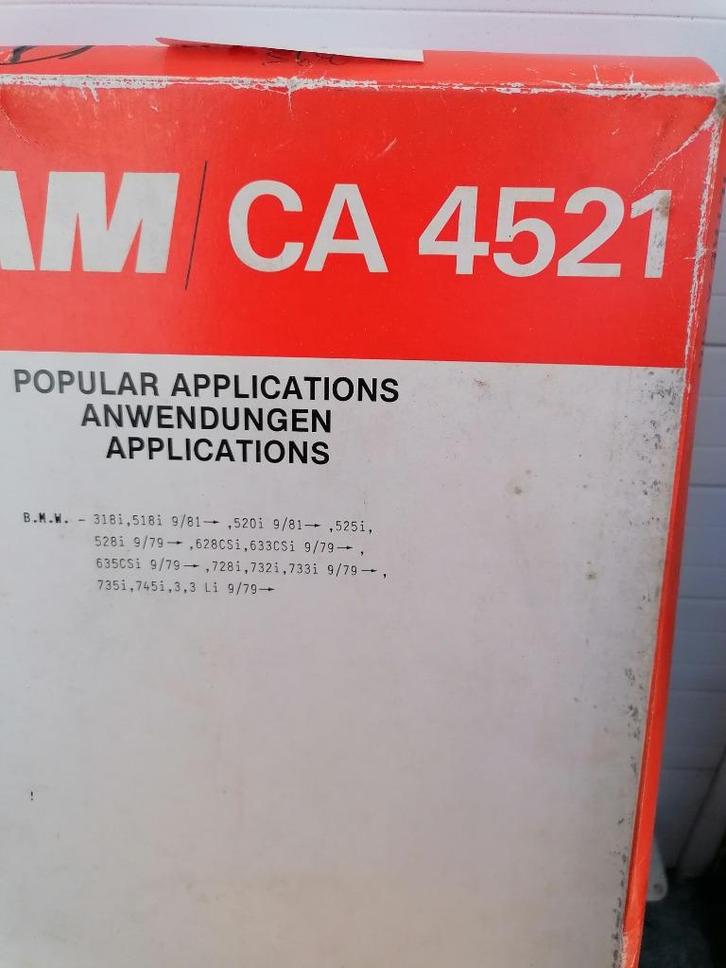 bmw luchtfilter 318 320 325 528 530 535 630 633 635 733 735, Auto-onderdelen, Filters, BMW, Ophalen of Verzenden