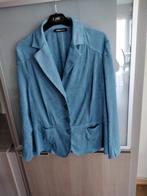 Vestje blauw uitzicht suède maat L nieuw, Ophalen, Blauw, Maat 42/44 (L), Nieuw