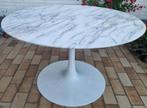Te koop Arkana Tafel- Marmer & Metaal, Originele merk, Ophalen, Gebruikt, Rond, Metaal