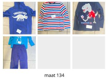 Pakket kinderkleding maat 134 - 152 + klein deel 98-128 beschikbaar voor biedingen